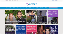 Desktop Screenshot of m.tvreport.co.kr